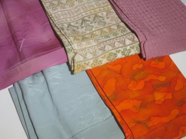 Photo2: NHH03z14  Japanese Kimono Silk HAORI 25pcs FREE SHIPPING (2)