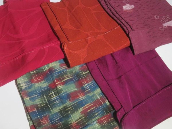 Photo10: NHH04z14  Japanese Kimono Silk HAORI 25pcs FREE SHIPPING (10)