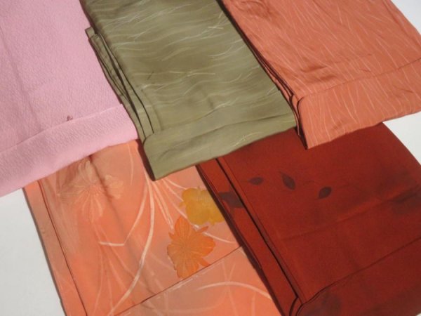 Photo4: NHH05z14  Japanese Kimono Silk HAORI 25pcs FREE SHIPPING (4)