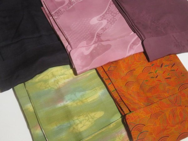 Photo10: NHH05z14  Japanese Kimono Silk HAORI 25pcs FREE SHIPPING (10)