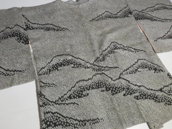 Photo6: NSH06z10  Japanese Kimono Silk SHIBORI HAORI 20pcs FREE SHIPPING (6)