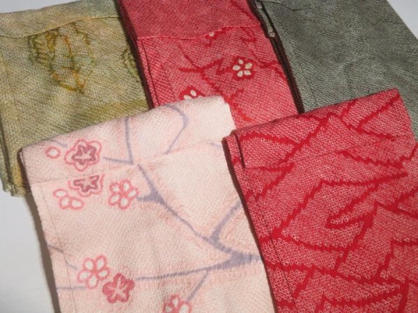 Photo7: NSH06z10  Japanese Kimono Silk SHIBORI HAORI 20pcs FREE SHIPPING (7)