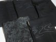 Photo2: NHGB01z14  Japanese Kimono Silk BLACK HAORI 25pcs FREE SHIPPING (2)