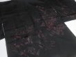 Photo3: NHGB02z14  Japanese Kimono Silk BLACK HAORI 25pcs FREE SHIPPING (3)