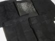 Photo10: NHGB04z14  Japanese Kimono Silk BLACK HAORI 25pcs FREE SHIPPING (10)