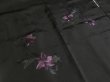 Photo10: NHGB05z14  Japanese Kimono Silk BLACK HAORI 25pcs FREE SHIPPING (10)