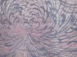 Photo5: 5910T02z550 Vintage Japanese Kimono Silk HAORI Chrysanthemum Ash pink (5)