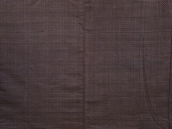Photo4: 5910T06z410 Vintage Japanese Kimono Silk Men's HAORI  Brown-Gray (4)