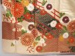 Photo6: 5910T13z1140 Vintage Japanese Kimono Silk FURISODE Chrysanthemum (6)