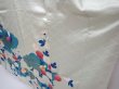 Photo4: 5910T14z960 Vintage Japanese Kimono Silk FURISODE Chrysanthemum Mint-white (4)