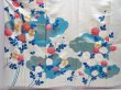 Photo5: 5910T14z960 Vintage Japanese Kimono Silk FURISODE Chrysanthemum Mint-white (5)