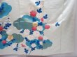 Photo7: 5910T14z960 Vintage Japanese Kimono Silk FURISODE Chrysanthemum Mint-white (7)