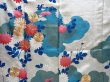Photo8: 5910T14z960 Vintage Japanese Kimono Silk FURISODE Chrysanthemum Mint-white (8)