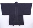 Photo1: 5911T01z380 Vintage Japanese Kimono Silk Men's See through HAORI (1)
