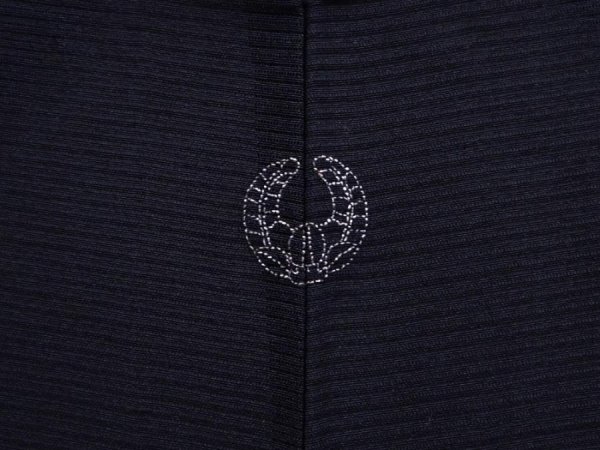 Photo5: 5911T03z310 Vintage Japanese Kimono Silk See through HAORI  Black (5)