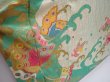 Photo3: 5911T10z930 Vintage Japanese Kimono Silk FURISODE Butterfly Celadon (3)