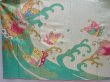 Photo5: 5911T10z930 Vintage Japanese Kimono Silk FURISODE Butterfly Celadon (5)