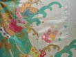 Photo8: 5911T10z930 Vintage Japanese Kimono Silk FURISODE Butterfly Celadon (8)