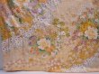 Photo6: 5911T11z1090 Vintage Japanese Kimono Silk FURISODE Flowers Cream (6)