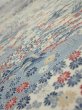 Photo4: 2U01z70  Japanese Kimono Crepe Silk  FABRIC Old house Off-white 42.9x14.2 (4)