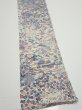 Photo2: 2U07z50  Japanese Kimono Crepe Silk  FABRIC Old house Off-white 61.4x7.7 (2)