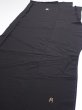 Photo3: 1J01z140  Japanese Kimono Silk  FABRIC Pine Black 56.7x18.1 (3)