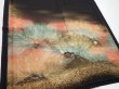 Photo6: 1J02z200  Japanese Kimono Silk  FABRIC Pine Black 59.1x27.6 (6)