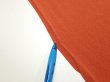 Photo6: 1J01z60  Japanese Kimono Crepe Silk  FABRIC Flying crane Dark orange 42.9x14.4 (6)