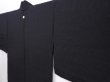 Photo2: 5912T03z280 Vintage Japanese Kimono Silk See through HAORI Stream Black (2)