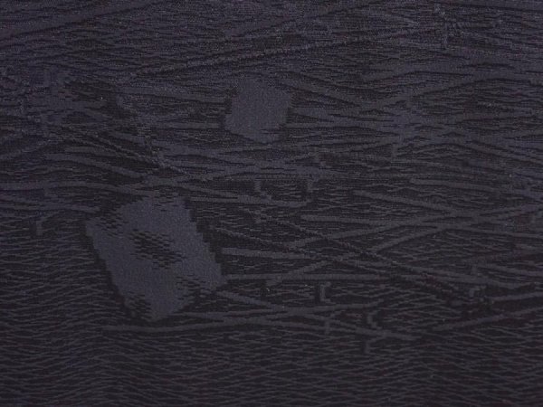 Photo7: 5912T05z570 Vintage Japanese Kimono Silk LONG HAORI  Black (7)