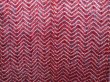 Photo3: 5912T06z490 Vintage Japanese Kimono Silk SHIBORI HAORI  Wine red (3)