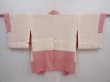 Photo6: 5912T08z440 Vintage Japanese Kimono Silk SHIBORI HAORI Flower Pink (6)