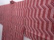 Photo2: 5912T10z520 Vintage Japanese Kimono Silk SHIBORI HAORI  Red-Brown (2)