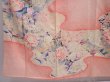 Photo6: 5912T12z1240 Vintage Japanese Kimono Silk FURISODE Flowers Pink (6)