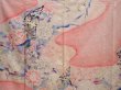 Photo8: 5912T12z1240 Vintage Japanese Kimono Silk FURISODE Flowers Pink (8)
