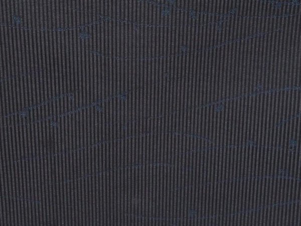 Photo4: 5913T01z230 Vintage Japanese Kimono Silk See through HAORI  Black-Blue (4)