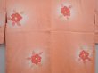 Photo3: 5913T04z570 Vintage Japanese Kimono Silk HAORI Flower Dark coral (3)