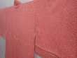 Photo2: 5913T06z570 Vintage Japanese Kimono Silk SHIBORI HAORI  Red-Pink (2)