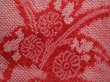 Photo4: 5913T09z510 Vintage Japanese Kimono Silk SHIBORI HAORI Flower Red-Pink (4)