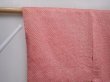 Photo7: 5913T09z510 Vintage Japanese Kimono Silk SHIBORI HAORI Flower Red-Pink (7)