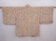 Photo1: 5913T10z500 Vintage Japanese Kimono Silk HAORI Takaradzukushi Sand beige (1)