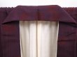Photo7: 5913T12z740 Vintage Japanese Kimono Silk KOMON Camellia Dark grape (7)
