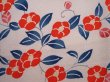 Photo5: 5913T13z910  Japanese Kimono Silk KOMON Camellia Off-white (5)