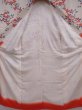 Photo8: 5913T13z910  Japanese Kimono Silk KOMON Camellia Off-white (8)