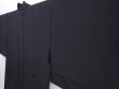 Photo2: 5914T01z260 Vintage Japanese Kimono Silk See through HAORI  Black (2)