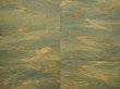 Photo3: 5914T02z490 Vintage Japanese Kimono Silk HAORI Wave Grass green (3)