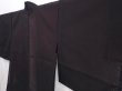 Photo2: 5914T05z260 Vintage Japanese Kimono Silk See through HAORI Plants Black (2)