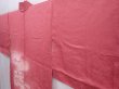 Photo2: 5914T07z480 Vintage Japanese Kimono Silk HAORI Camellia Dark pink (2)