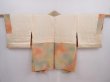 Photo6: 5914T09z510 Vintage Japanese Kimono Silk HAORI  Dark champagne (6)