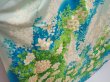 Photo3: 5914T12z1050 Vintage Japanese Kimono Silk FURISODE Flower Light blue (3)